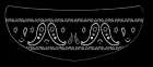 SHIELD STICKER - BANDANNA BLACK 